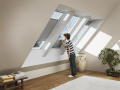 okno dachowe GGU 006621 78x160 cm VELUX drewniano poliuretanowe białe 5