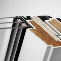 Okno dachowe łazienkowe VELUX® GLU 0061 - trzyszybowe, konstrukcja ThermoTechnology™