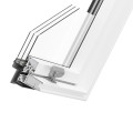 Okno dachowe trzyszybowe łazienkowe Dakea GOOD ENERGY PVC KPA B1500