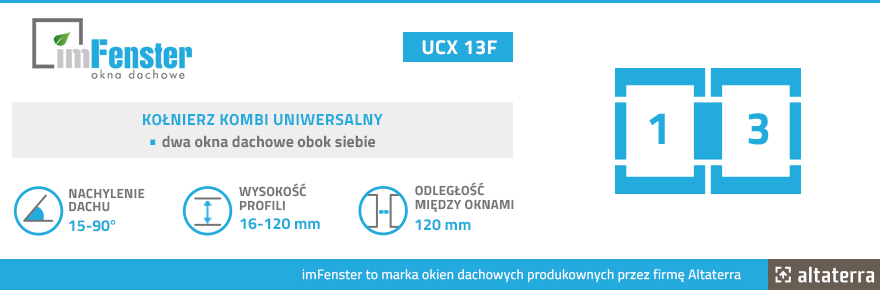 Kołnierz kombi uniwersalny imFenster UCX 13F